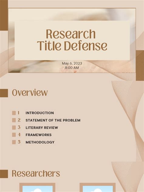 title defense presentation format