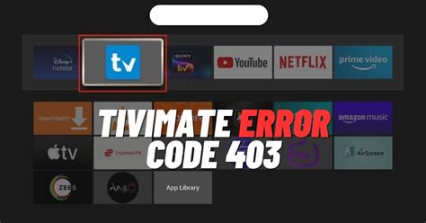 tivimate code 403
