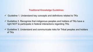 tk guidelines