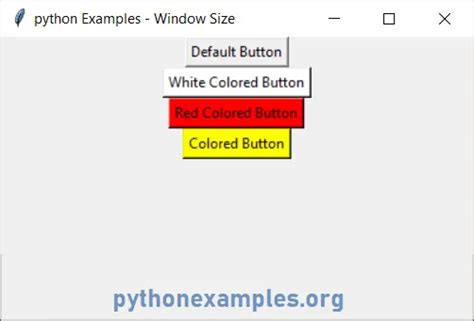 tkinter button background color not working