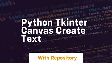 tkinter canvas create_text options