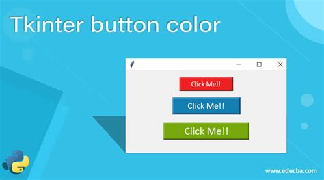 tkinter default button color