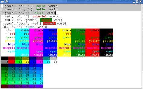 tkinter default color
