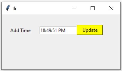 tkinter entry time format