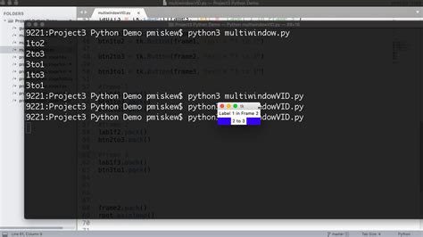 tkinter multiple frames example