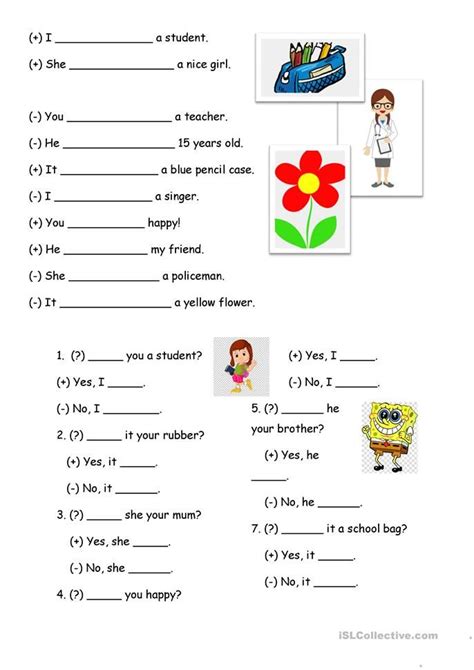to be question form exercises