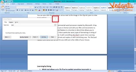 to quickly find and replace text in microsoft word you should use