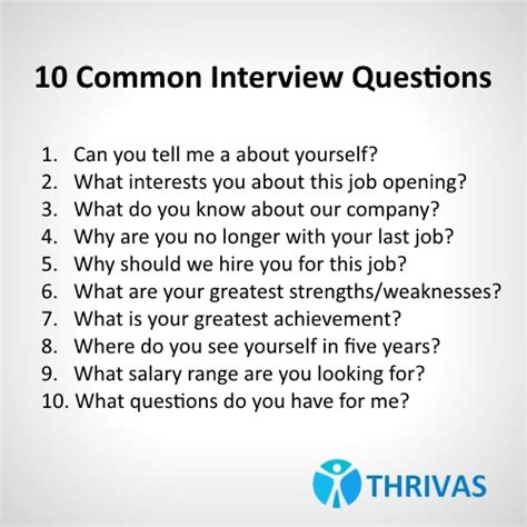 top 10 job interview questions and best answers