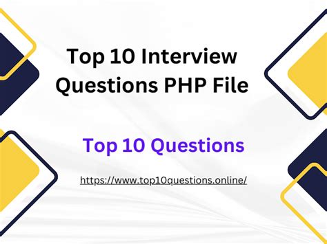 top 10 php interview questions
