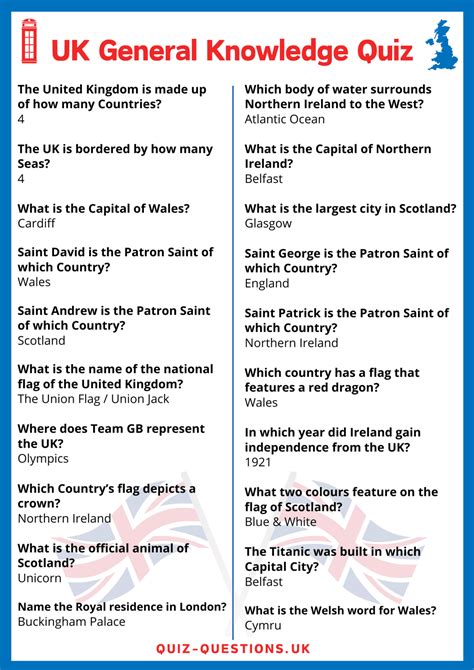top 10 quiz questions and answers uk