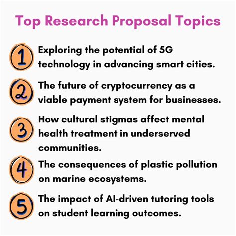 top 10 research proposal topics for students
