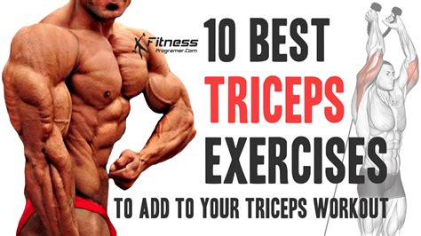 top 10 tricep exercises