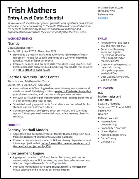 top data science projects for resume