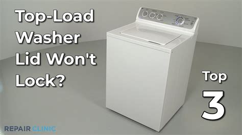 top load washing machine locked and won t turn on