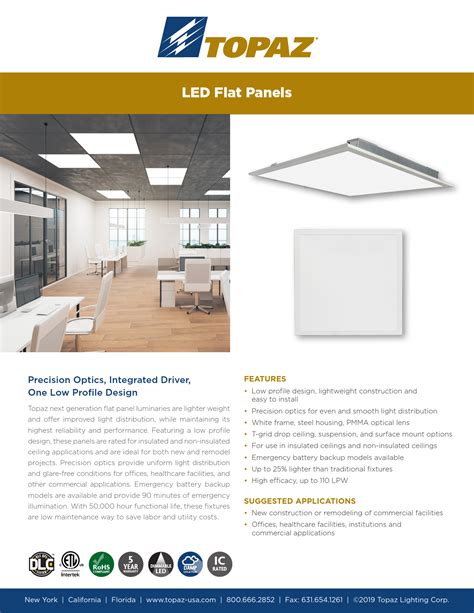 Topaz Lighting Catalog