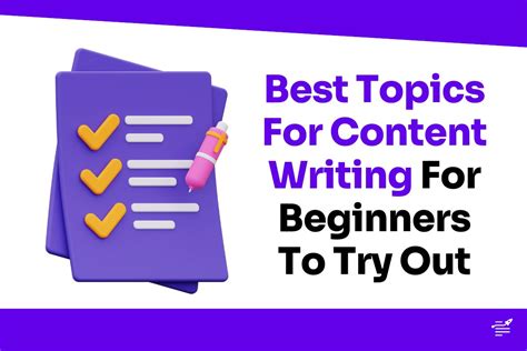 topics for content writing for beginners