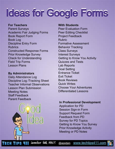 topics for google forms