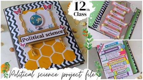 topics for political science project class 12