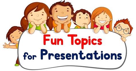 topics for presentation for kids in school
