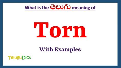 torn down meaning in telugu