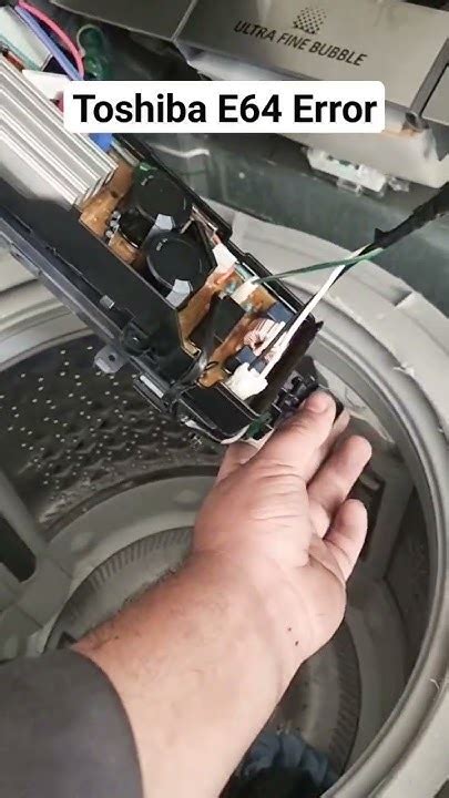 toshiba washing machine error code e64