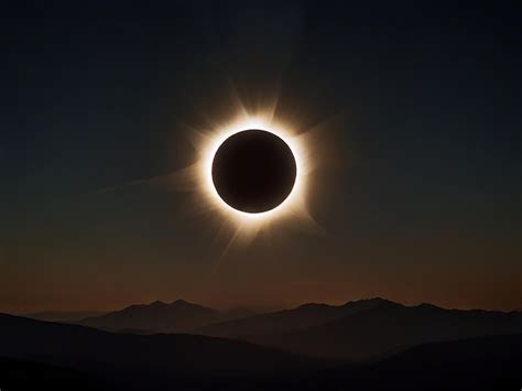 total solar eclipse phenomenon