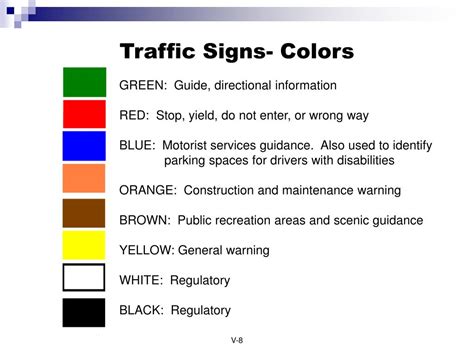 traffic color code