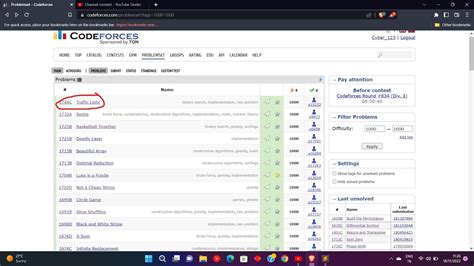 traffic light codeforces solution