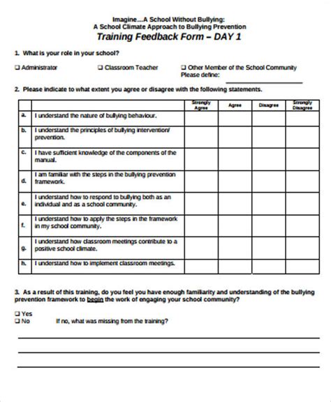 trainee feedback comments examples