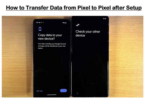 transfer data from pixel 6 to pc
