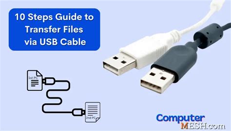 transfer files from one computer to another with usb cable