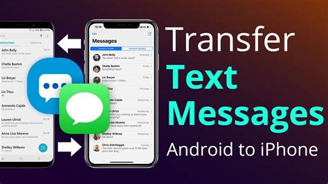 transfer text messages from android to iphone with computer