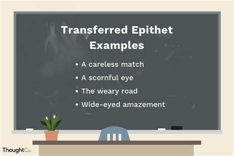 transferred epithet examples class 9