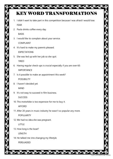 transformation speech examples