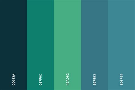 transformative teal color code hex