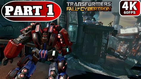 Transformers Fall Of Cybertron Walkthrough Part 1