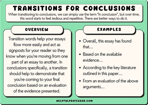 transition to conclusion in speech example