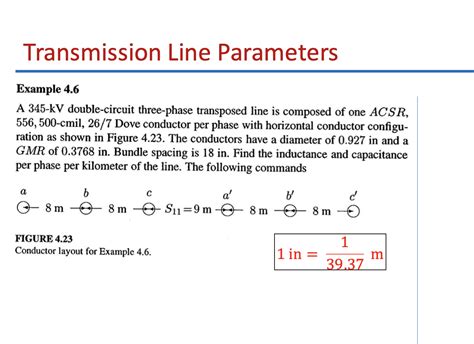transmission line parameters problems and solutions