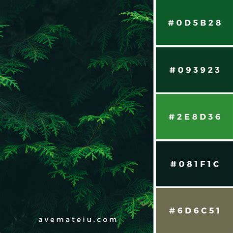 tree leaf green color code