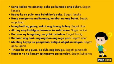 tricky questions tagalog with answers