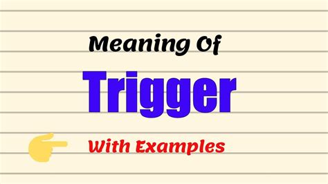 trigger warning meaning in urdu with example