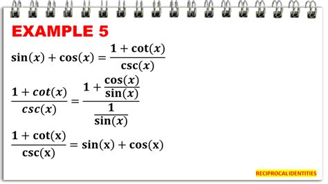 trigonometric identities example problems