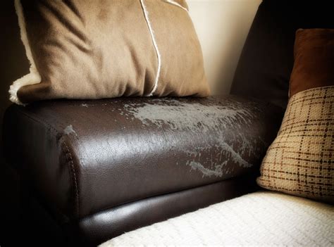 trim peeling leather couch