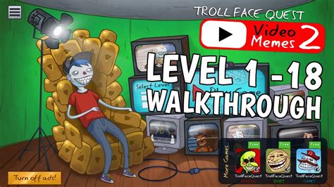 Trollface Quest Memes Walkthrough