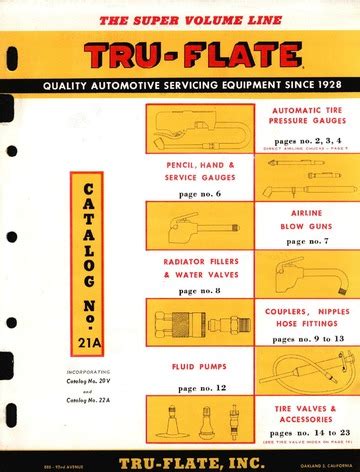 Tru Flate Catalog