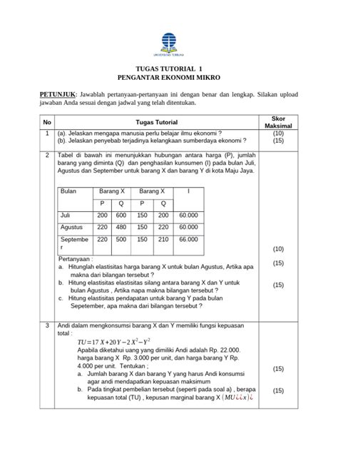 tugas tutorial 1 pengantar ekonomi mikro