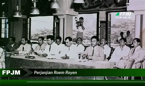 tujuan diadakan perjanjian roem royen