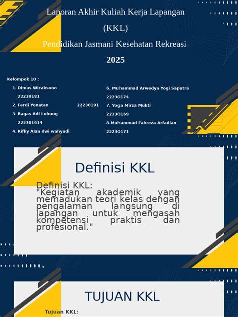 tujuan kkl