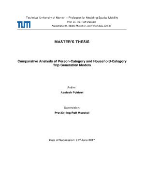 tum master thesis presentation template