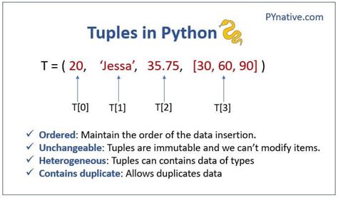 tuple definition in python with example